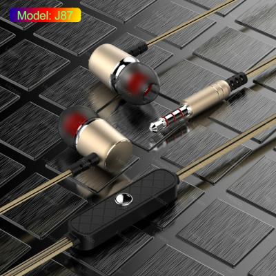 China Hot Selling Comfortable Universal Colorful Mobile Handsfree Earphone Wired Earphone With MIC for sale