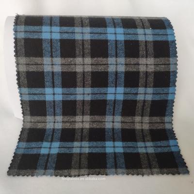 China Breathable Cotton Yarn Dyed Fabric Flannel Checks For Shirts for sale