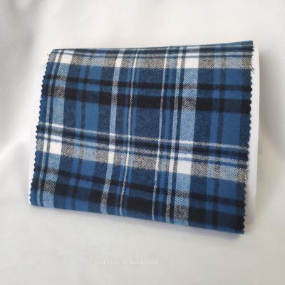 China Breathable Cotton Yarn Dyed Fabric Flannel Checks For Shirts for sale