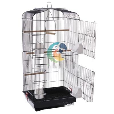 China Factory Supply Breathable Pet Cage Pet Display Parrot Villa Wire Portable Bird Cage for sale