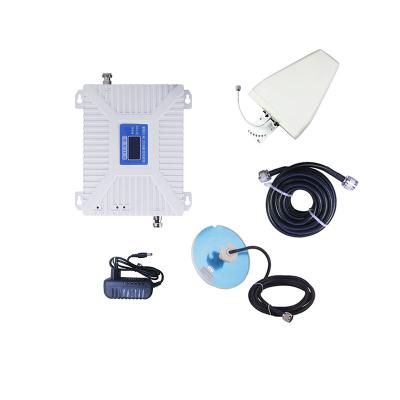 China High Quality Tri Band Signal Booster 900/2100/2600MHz Mobile Phone Signal Booster With Antenna For Home And Office 340mm*280mm*240mm for sale