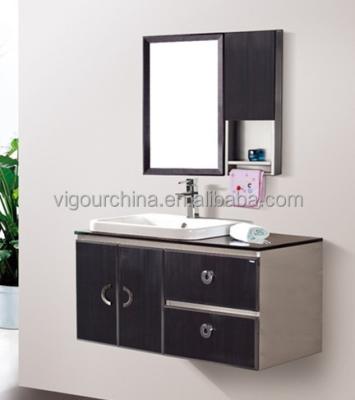 China 2020 Storage Bathroom Mirror Cabinet Bathroom Countertops With Built In Sinks, Commercial Bathroom Countertop#BV-8367Ab Sink for sale