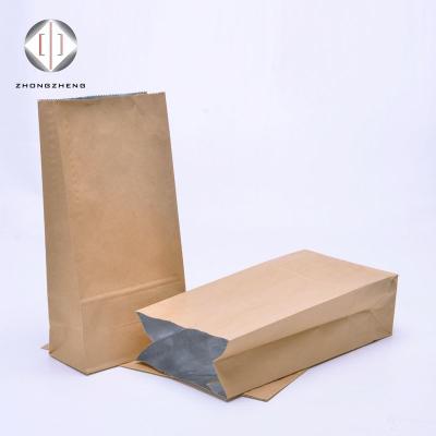 China Disposable Eco Friendly Recyclable Kebabs Hot BBQ Doner Wrapping Paper Printing Aluminum Foil Paper Bag Food Grade Stand Up for sale