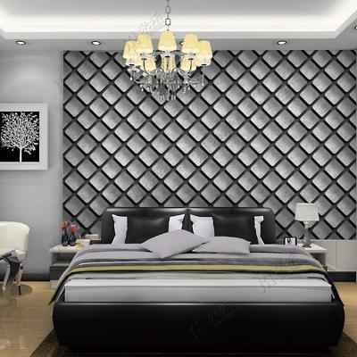 China Korea Modern PVC Vinyl Wallpaper Available 3d Waterproof Wallpaper for sale