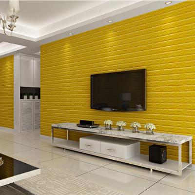 China Modern Alibaba Gold Supplier PE Foam Design 3D Wall Brick For DIY Decoration for sale