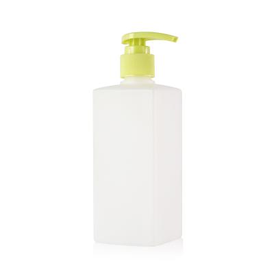 China Recyclable HDPE Square Hand Soap Pump Bottle 300ml Empty Plastic Screen Printing Household Liquid Products Standard Export Carton CN; JIA for sale