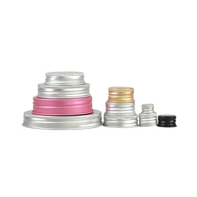 China Factory Price 30g 40g 50g Recyclable Lip Balm Eyeshadow Custom Metal Tins Empty Container Aluminum Cosmetic Cream Jar With Aluminum Lid for sale