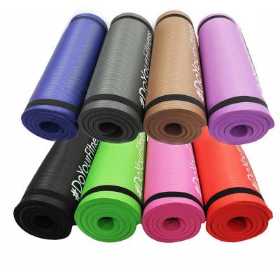 China Body Health Care Massage Custom Designed Eco-friendly Yoga Exercise Mat Extra Thick 10mm Yoga Mat for sale