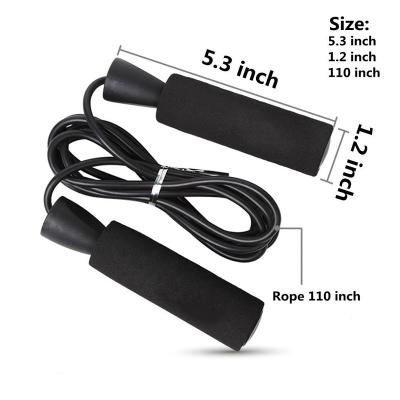 China Durable PVC Digital Jumping Ratio Jump Rope with Foam Grips for sale