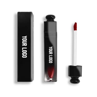 China GDTEX RTS Beauty Selling NEW ARRIVAL Private Label Matte Lipstick Hot Color Waterproof Cosmetic Lip Gloss With Logo Customized for sale