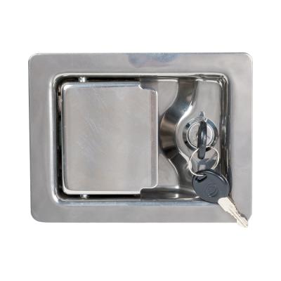 China Good Quality Generator Canopy Tool Box Locks Ss304 Stainless Steel Generator Cabinet Bright Polished Door Lock for sale