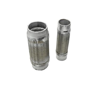 China High Quality Generator Muffler Exhaust Bellow Silver 60Mm Stainless Steel Generator Exhaust Muffler for sale