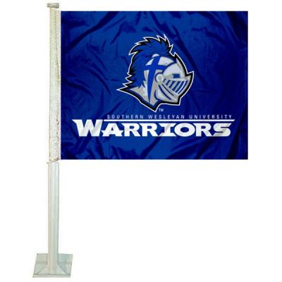 China Healthcare Institutes Professional Double Sided Custom Car Flag 3*5ft Wholesale Personalized Flag for sale