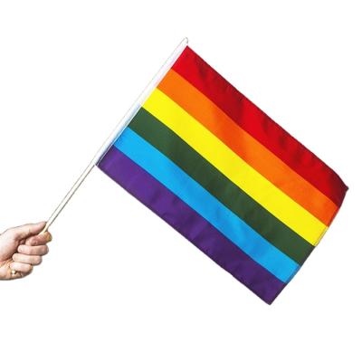 China Dose Widely Used Full Rainbow Pride Favorable-Price Gay Bisexual Flag for sale