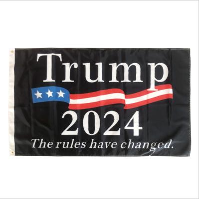 China Health Care Institutes Wholesale Current High Quality Pride Flag Report America Trump 2024 Black American Flag for sale