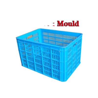 China Precise Design Vegetable Folding Baskets Collapsible Plastic Fruit Crates Mold for sale