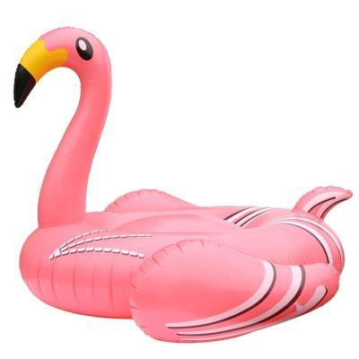 China Pool Toys Inflatable Flamingo Ride On Pool Float, Blow Up Pool Float With Quick Valves Swimming Float Raft for sale