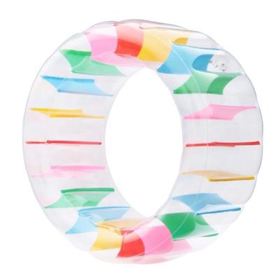 China Water Sports Inflatable Water Wheel, 47 Inch Big Roller Float, Colorful Pool Floats For Kids for sale