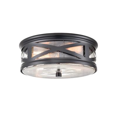 China Amazon Top Farmhouse Living Bedroom Outdoor Mounted Decorative Flush Mount Ceiling Light for sale