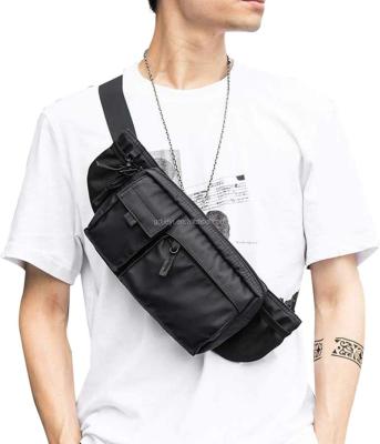 China Fashion Large Custom Made Black Waterproof Fanny Pack For Men Women Hip Bum Bag Chest Bag Pouch With Adjustable Strap,Premium BAG for sale