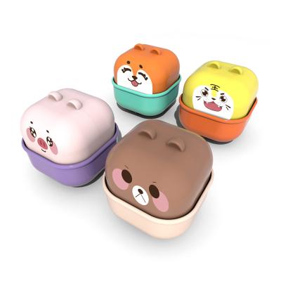 China Children's exercise thinking and capacity pet pressing interactive cute car parent-child's lovely baby toys multi-color hands-on practice for sale