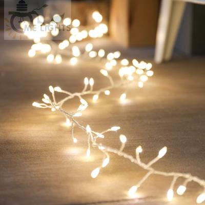 China PVC COPPER LED Cluster String Lights 10 Meters 300 Copper Fairy LEDs Party Lights Outdoor For Holiday Garland Bedroom for sale