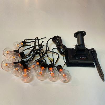 China Fairy lights factory wholesale APP control solar g40 smart string light for sale