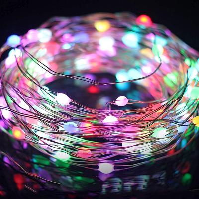 China Remote Control Christmas 100LED String Lights Tree Light Color Changing Fairy Lights 10m String for sale