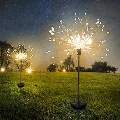 China Faceted Outdoor Cover Light Fireworks Led Copper Wire Lamp 8 