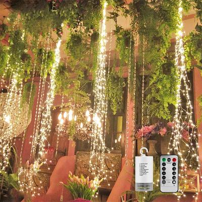 China Fairy Lights Garden Outdoor Waterproof Decoration Waterfall Fairy Lights Waterfall Light for sale