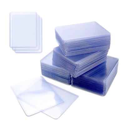 China Dust Proof 3x4 35pt Sticker Commerce Toploader Card Protectors Ultra Pro Card Holder for sale