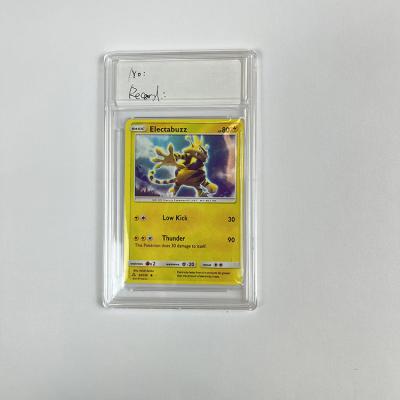 China Resealable Empty Acrylic Dust Proof 3x4 Sports Pokemon PSA Trading Card Slab Rated Case for sale