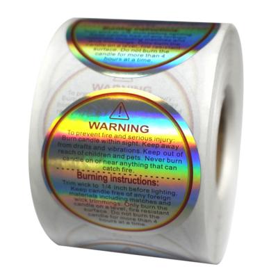 China Custom Waterproof Plastic Waterproof Vinyl Sticker Holographic Fancy Paper Manufacturers for sale