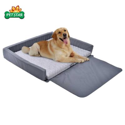 China Travel Petstar Multi Ways Use Removable Cloth Mat Pet Dog Car Sofa Cooling Bed for sale