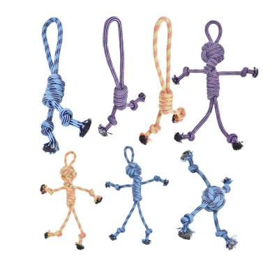 China Sustainable Manufacturer Wholesale Chew Tpr Rope Set Bite Resistance Dog Toys for sale