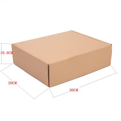 China Recycled Materials Printed Custom LOGO Box Ad Box Brown Corrugated Cardboard Shipping for sale