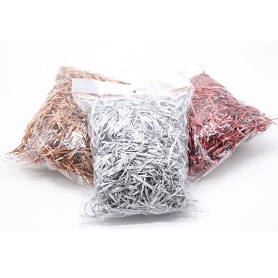 China 100g /bag bulk confetti moisture proof custom tissue shredded paper for wrapping gift wrapping for sale