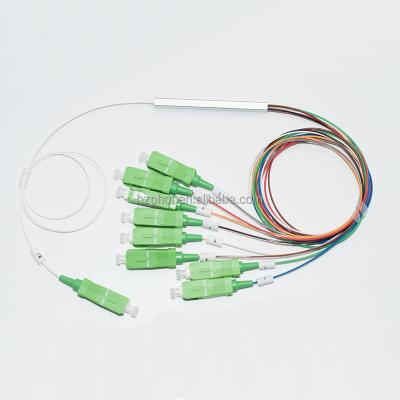 China Telecom SC/APC Connector 1x8 Fiber Optic PLC Splitter / Coupler for sale