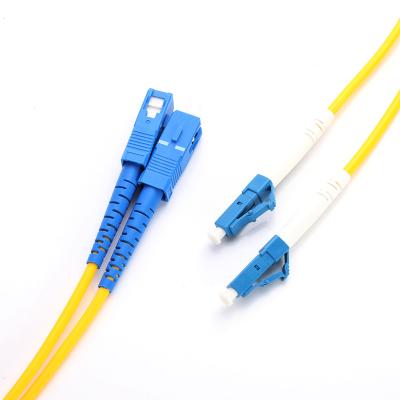 China High Quality FTTH FTTB FTTX Network Jumper G652d/G657a St 2mm 3mm Pvc/LSZH Duplex Duplex Fiber Optic Patch Cord Sc LC Fc for sale