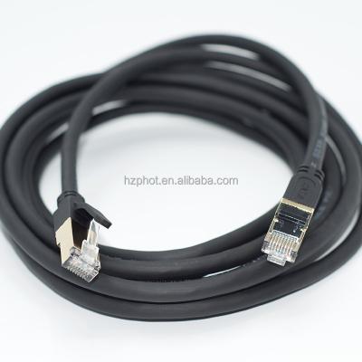 China Telecom Communication Cat 8 1m 2m 5m 10m Lan Cable Patch Cord 10G Full Copper Communication Cables for sale