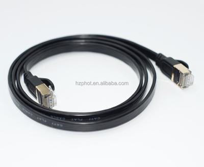 China High Speed ​​Solid Flat Internet Lan Computer Patch Cord FTP Sftp Utp Protected Computer Networks Cat 7 Network Cable for sale