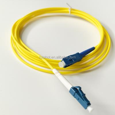 China High Quality Simplex FTTH FTTB FTTX Network Jumper G652d/G657a LC To LC 2mm 3mm Pvc/LSZH Fiber Optic Patch Cord for sale