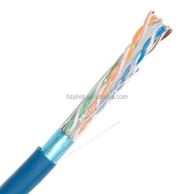 China Indoor Outdoor Pairs of A.W.G. High Quality Network Cable 23 Ethernet Cable 305m Low Data Networks FTP Cat6 Fluke 4 Pass 4 Pass for sale