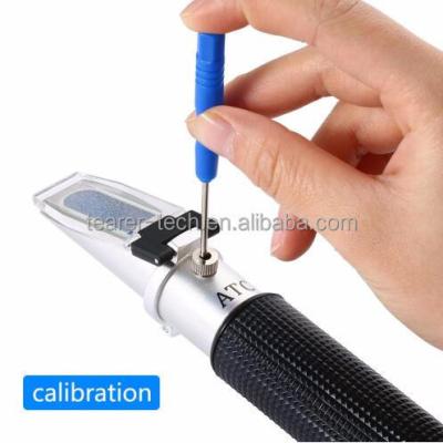 China 2018 Handheld Alcohol Refractometer for Liquor Alcohol 0-80% v/v ATC Refractometer for Sale for sale