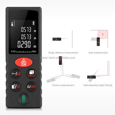 China TL-D100 Portable Handheld 100m Digital Laser Distance Meter Area Measuring Instrument 110*40*25mm for sale