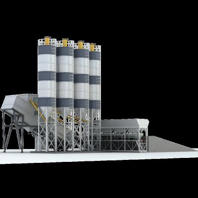 China Stationary And Mobile Concrete Mixing Plant RMC Wet Mixing Plant For Sale for sale