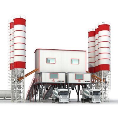 China Plant Advantages of 120M3/H Mixing Plant Horizontal Floating Prepared Concrete Low Cost for sale