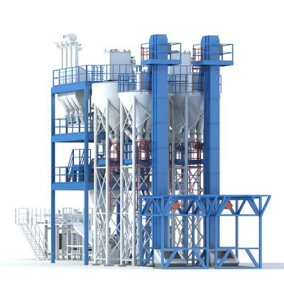 China 2MTPH Automatic Dry Mortar Mixer Mortar Production Line for sale