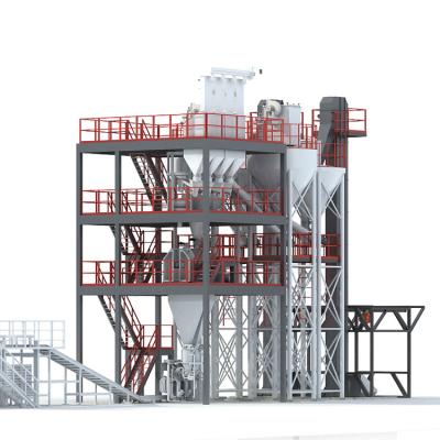 China Automatic Environmental Friendly Heat Insulation Building Dry Mortar Mixing Plant With New Design for sale