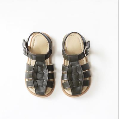 China 2021 Eco-Friendly Multi Color Autumn Round Toe Baby Sandals Boys Baby Sandals for sale